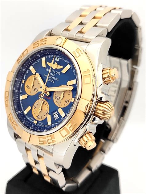 breitling two tone watches|breitling chronomat 44 two tone.